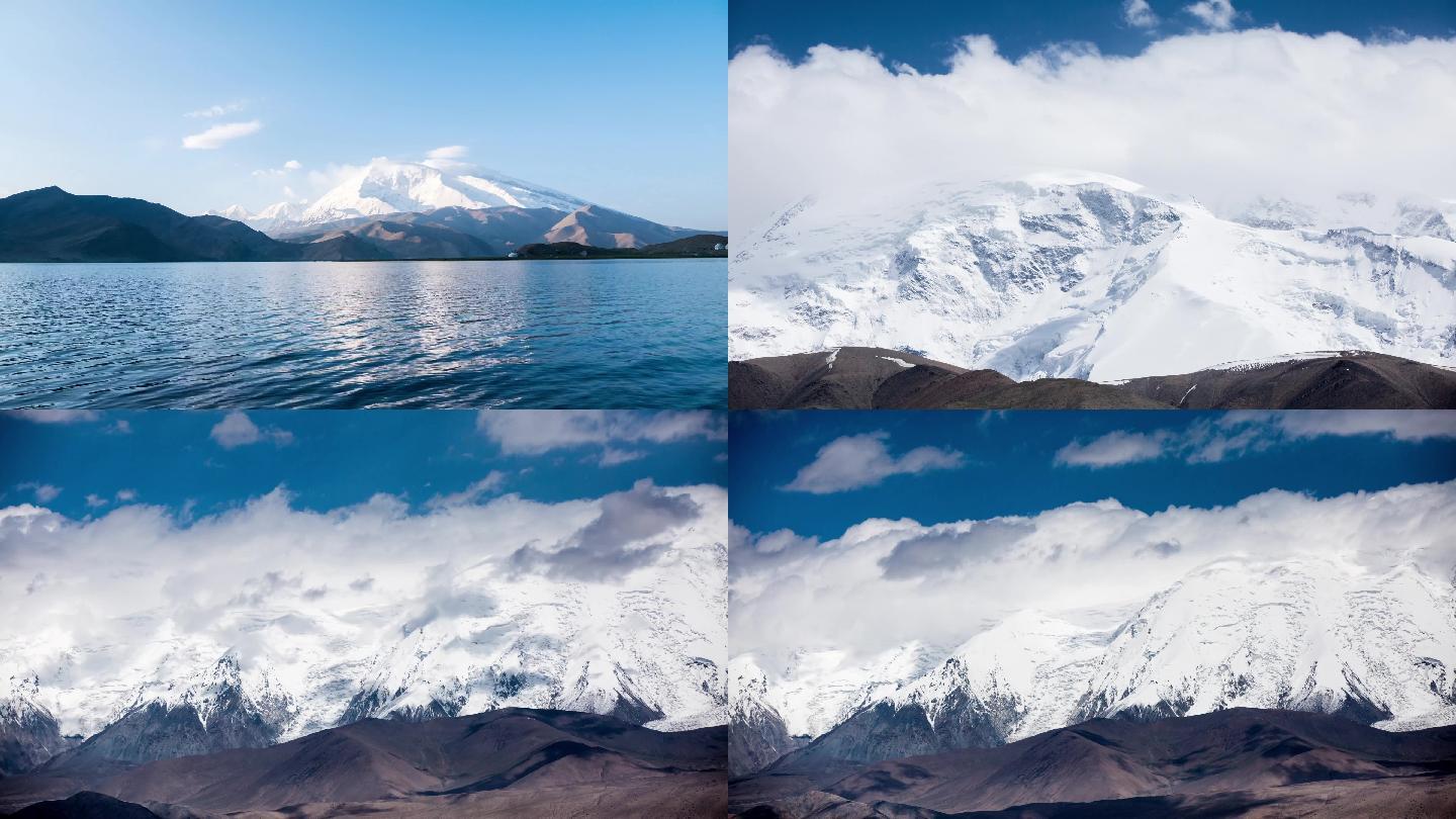 雪山-慕士塔格峰2