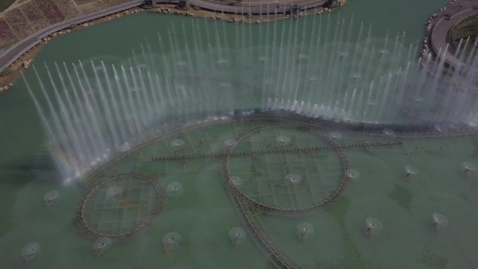 大型水秀喷泉