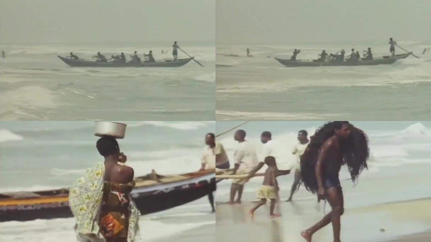 80年代非洲渔民
