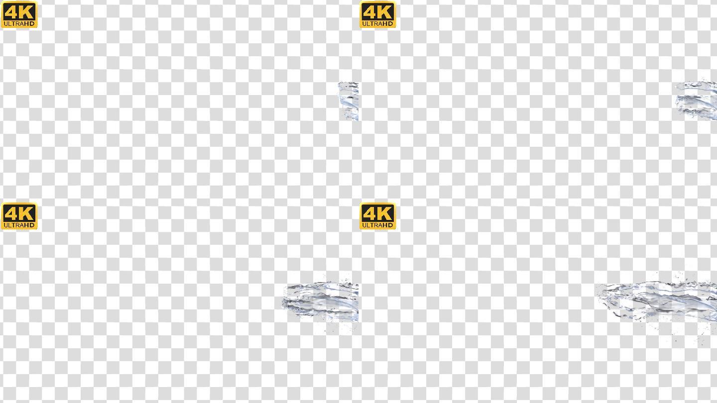 【4K】水流-延时摄影3-alpha通道