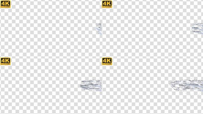 【4K】水流-延时摄影3-alpha通道