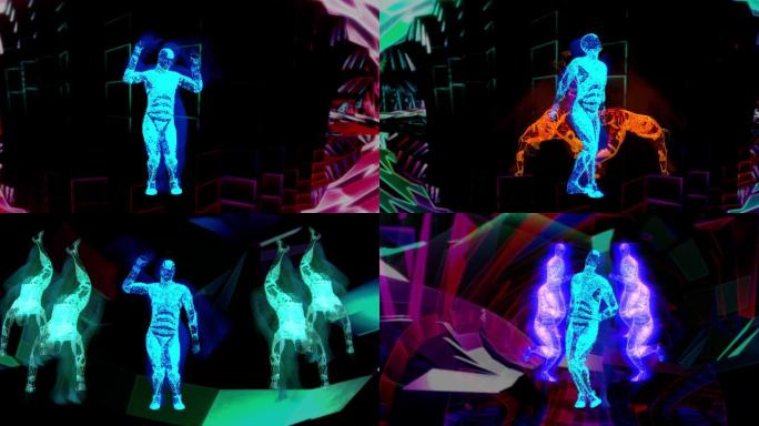 4K光电跳舞动画视频（原创）