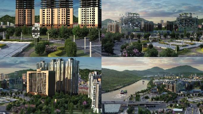 三维城市漫游动画