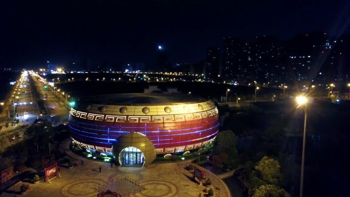 合肥滨湖大鼓夜景