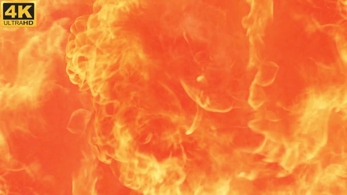 【4K】大火冲屏转场03-alpha通道