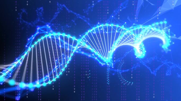 科技感医疗基因链视频模板