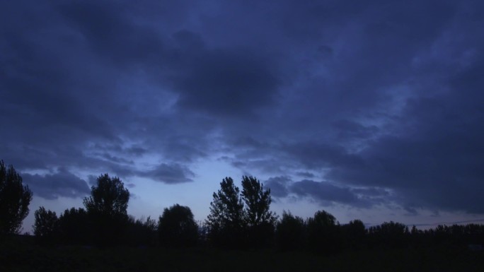 夕阳下的天空