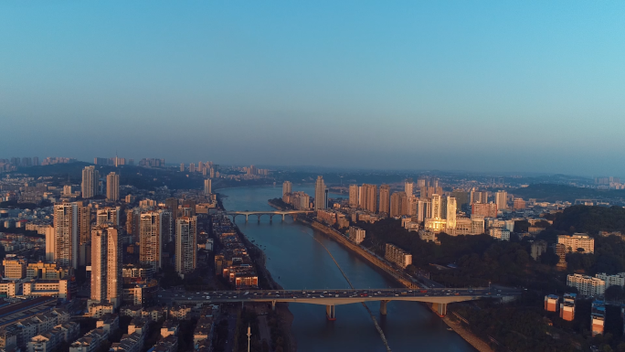 泸州城市大景酒城乐园摩天轮泸州城市群