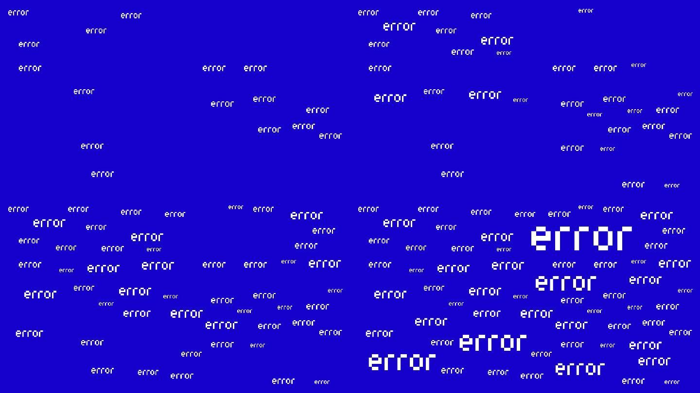 error蓝屏死机出错提示背景素材