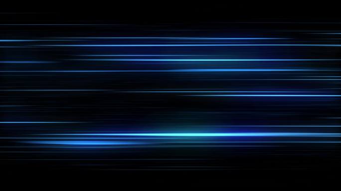 2款4K蓝色科技速度线条光线（循环）