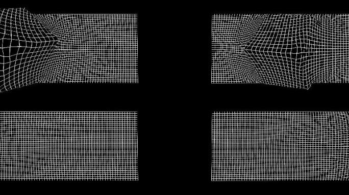 裸眼3D网格立体方块