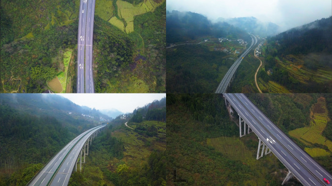 【4K】高速公路航拍