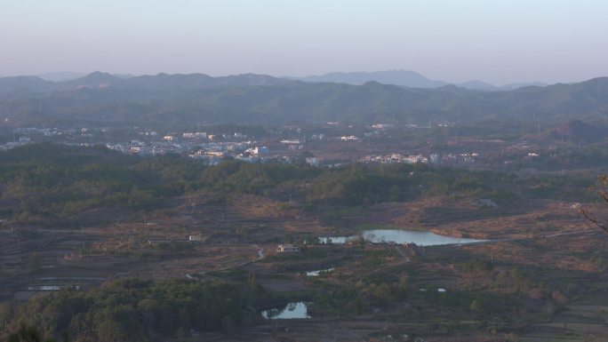 城郊空镜、小县城、山城