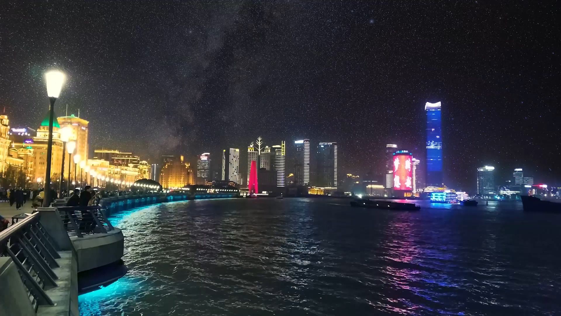 2020上海大气夜景星空延时摄影宣传片