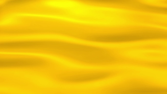 黄色金黄色旗帜无缝循环小波纹