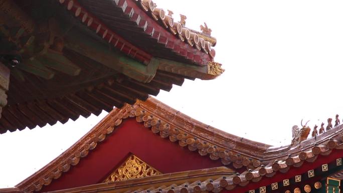 故宫北京故宫红墙皇家园林大殿
