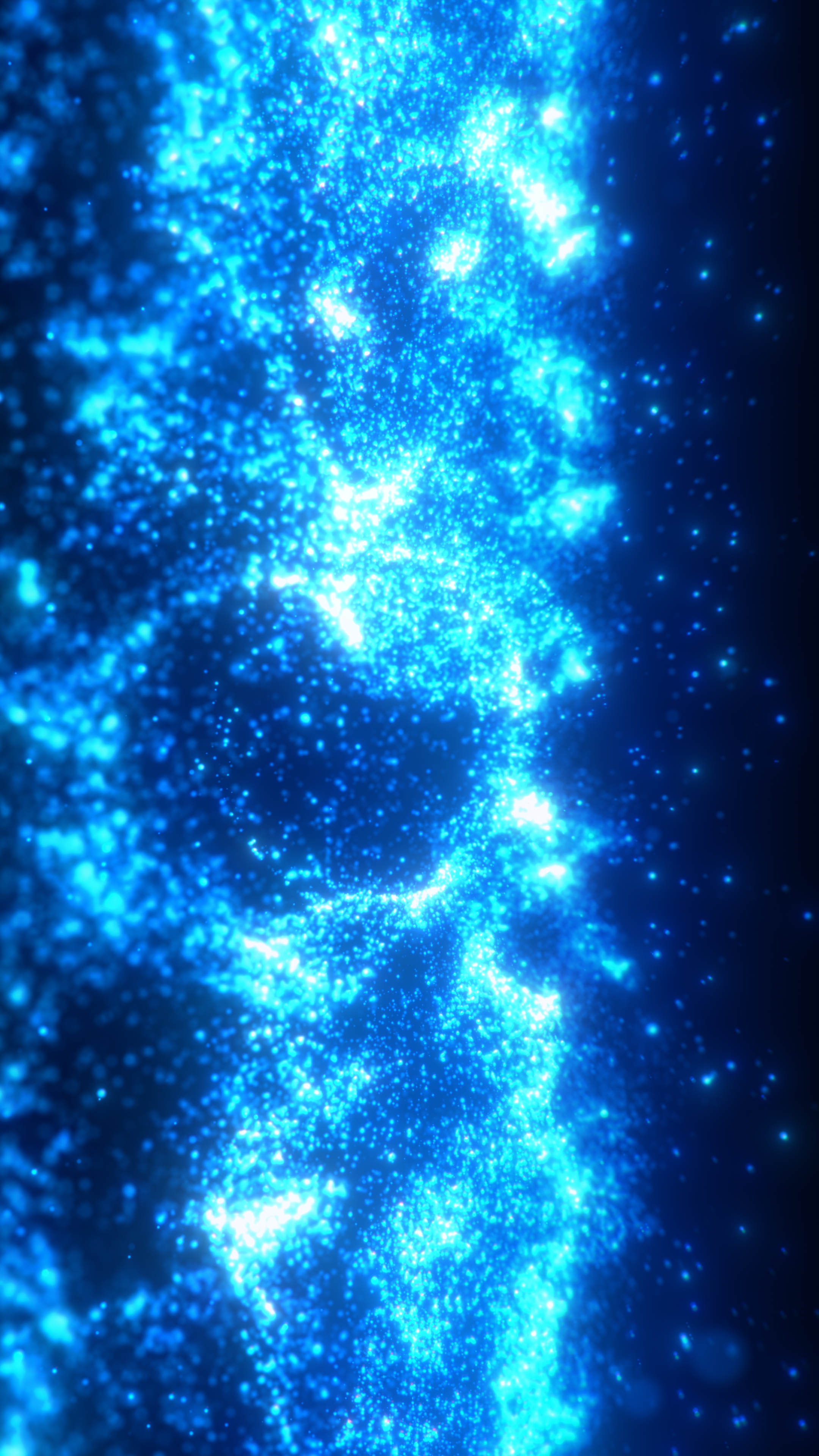 4k粒子艺术蓝色舞台特效素材ae模板