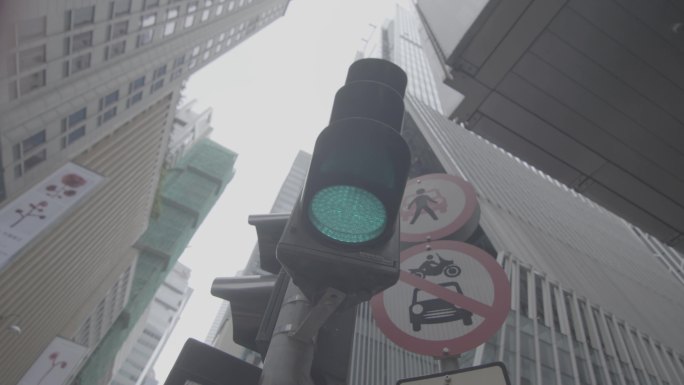 香港街头红绿灯