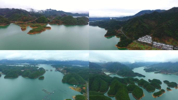 山水航拍杭州千岛湖