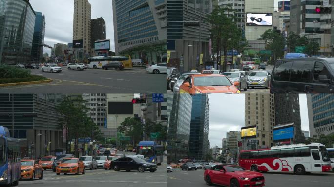 韩国首尔汉江汉江大桥韩国首尔街景