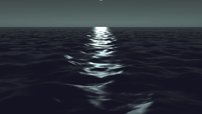 大海月亮-海上生明月