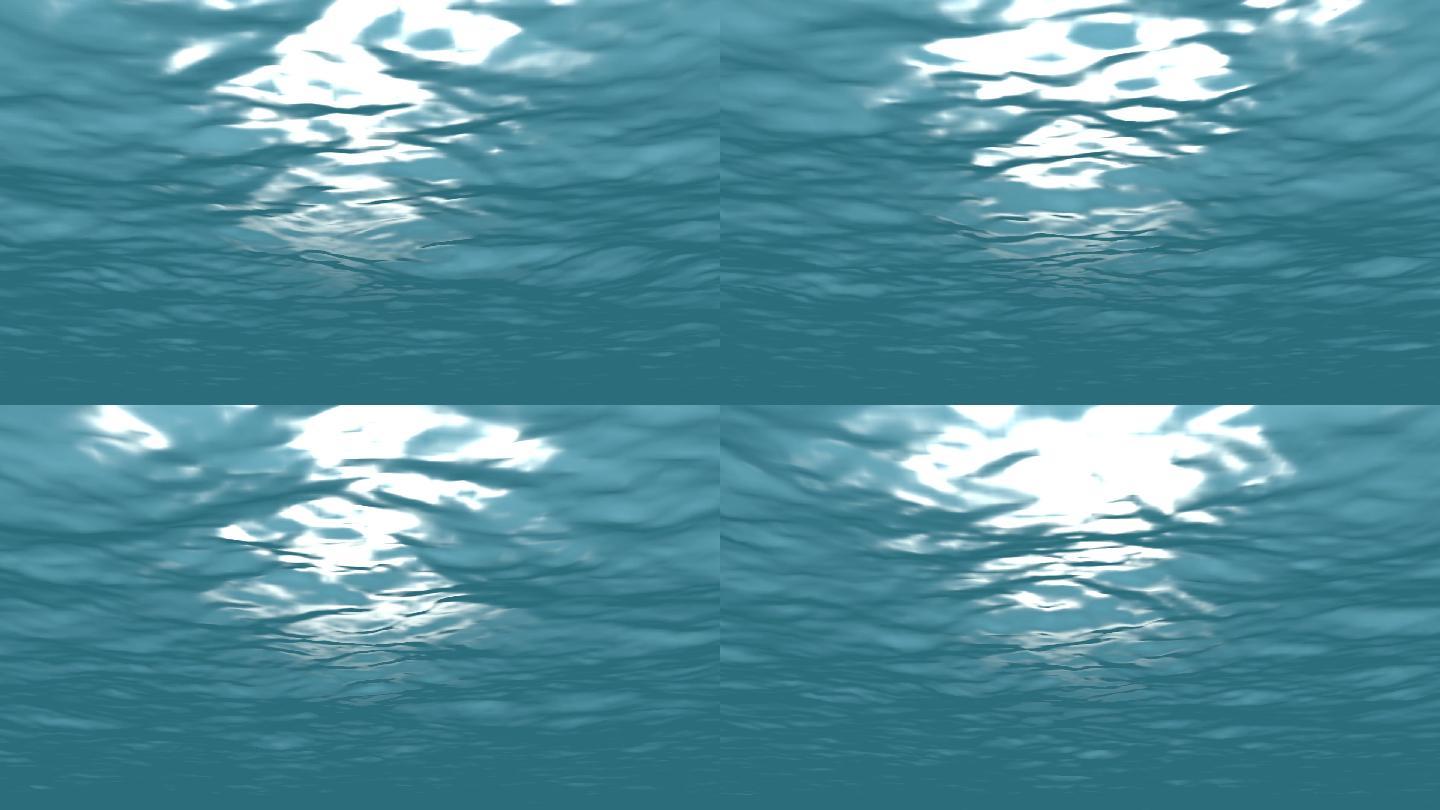 水-海底-水下-水底水波水纹波光