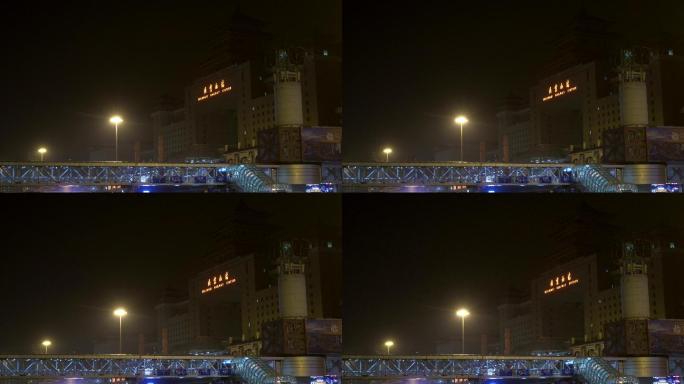北京西站夜幕北京北京夜景