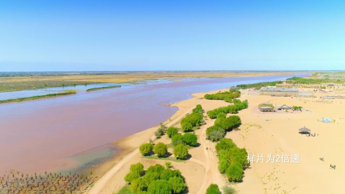 黄河、沙漠生态、环境、景区