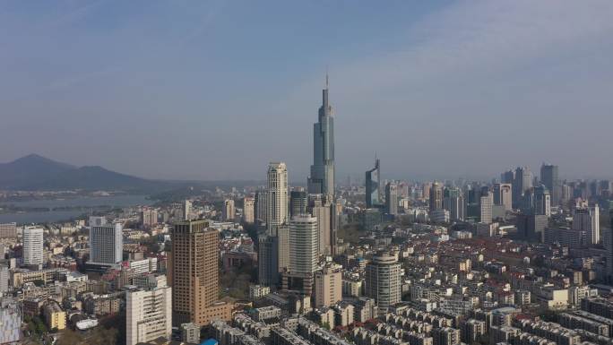 4K-原素材-南京城市大景