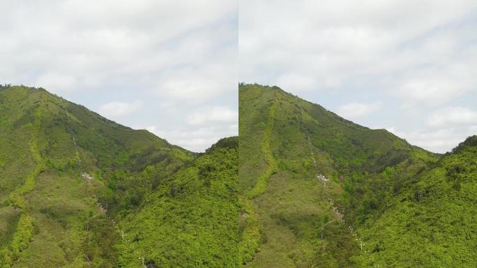 4k高清桂林尧山景区缆车风光景点竖拍竖屏