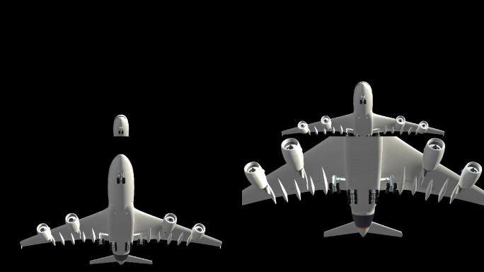 飞机带通道航空航空公司3d飞机起飞