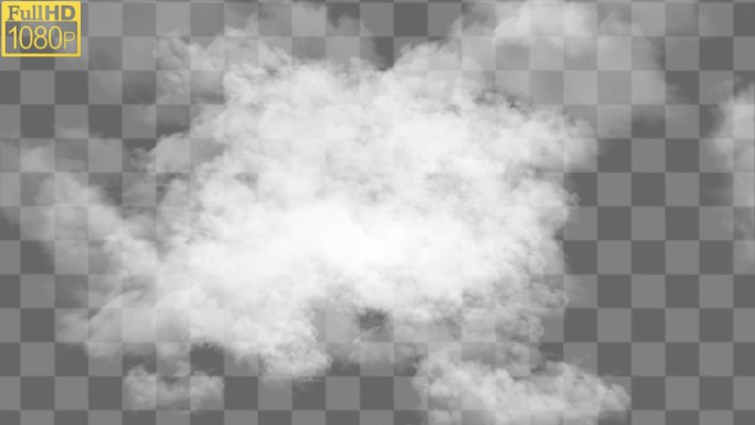 云层穿梭027-alpha通道