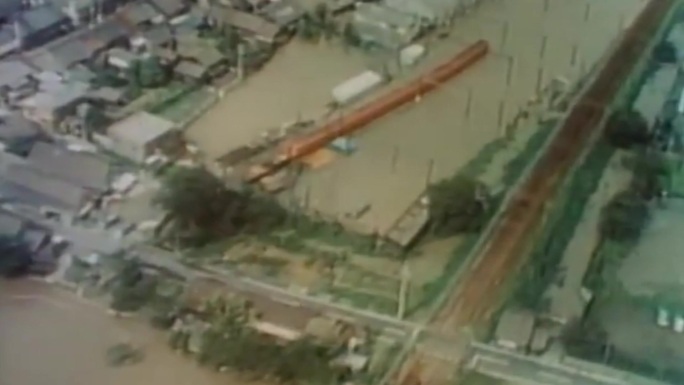 90年代长江洪水