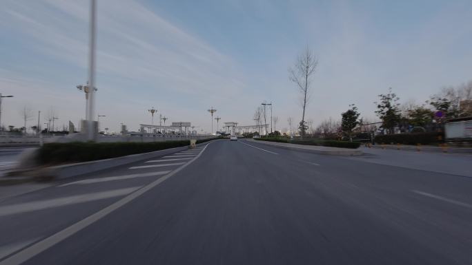 4K-原素材-城市道路街景