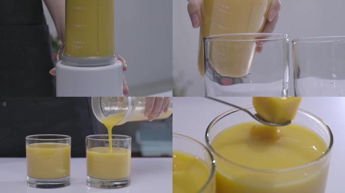 芒果汁视频素材