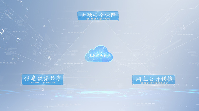 分类企业科技数据点线连接图形展示