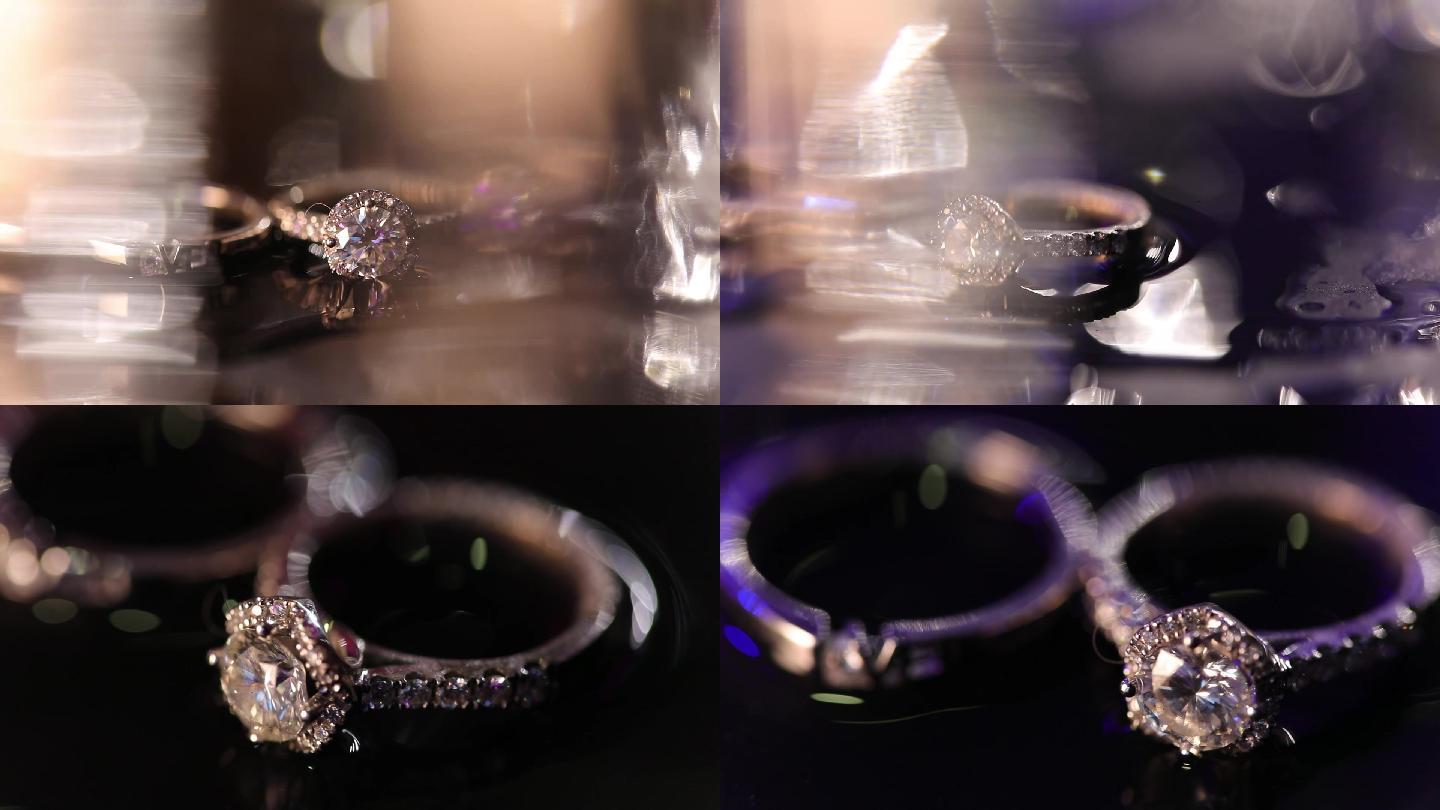 婚礼戒指视频素材