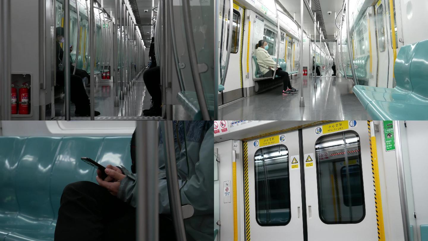 原创实拍疫情期间的北京地铁轨道交通
