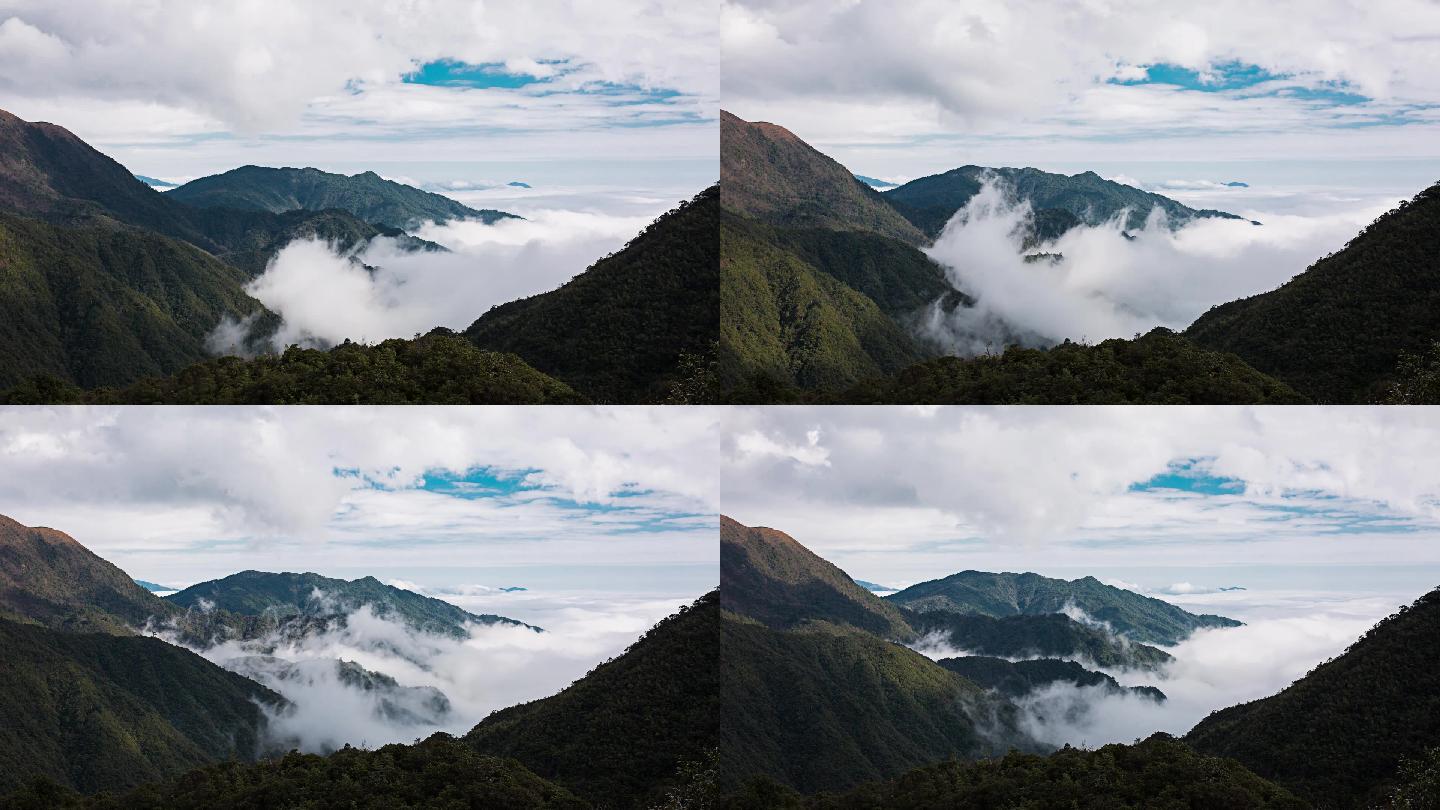 广东第一峰云海