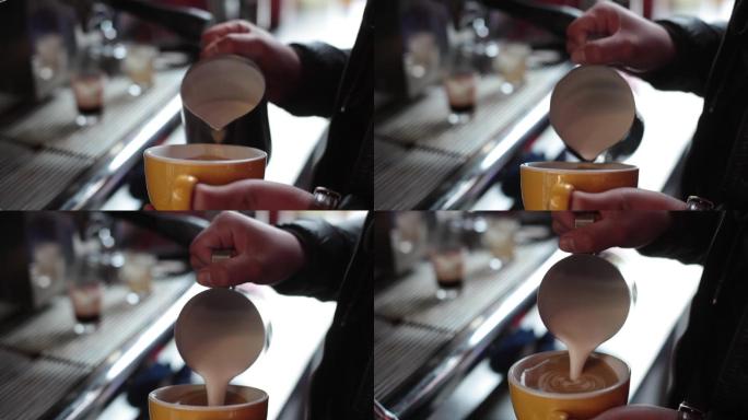 咖啡制作过程拉花技巧