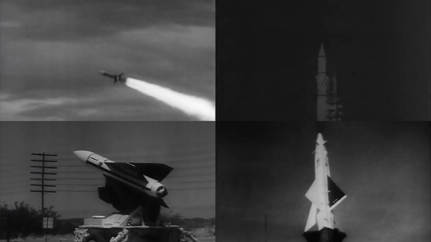 上世纪美国各种型号导弹