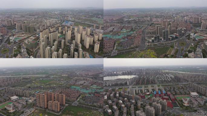 4K-原素材-南京市六合区全景