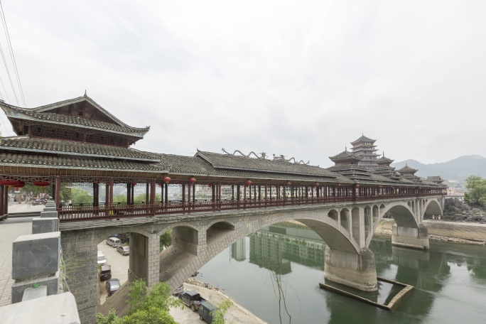 贵州黔东南锦屏风雨桥