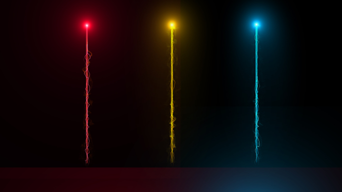 粒子拖尾光线上升视频素材