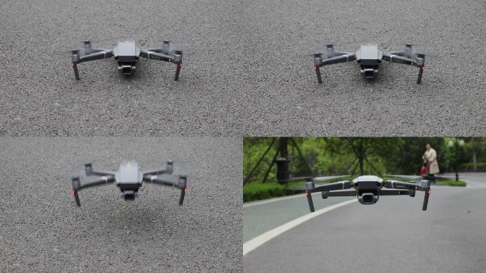 大疆无人机起飞航拍降落