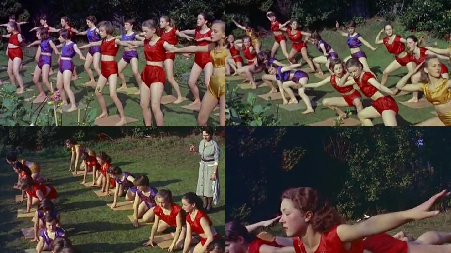 50年代体操训练