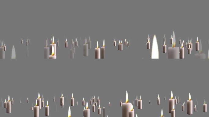 蜡烛白蜡烛-循环带通道