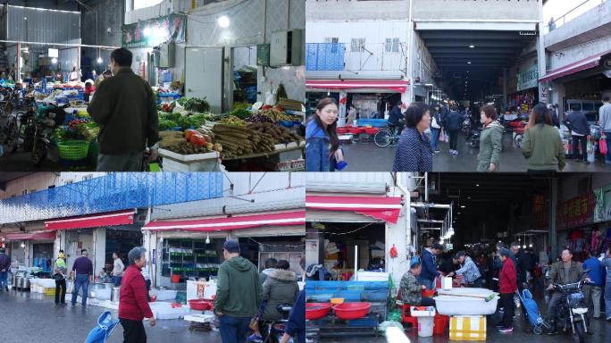 海鲜市场农贸菜市场