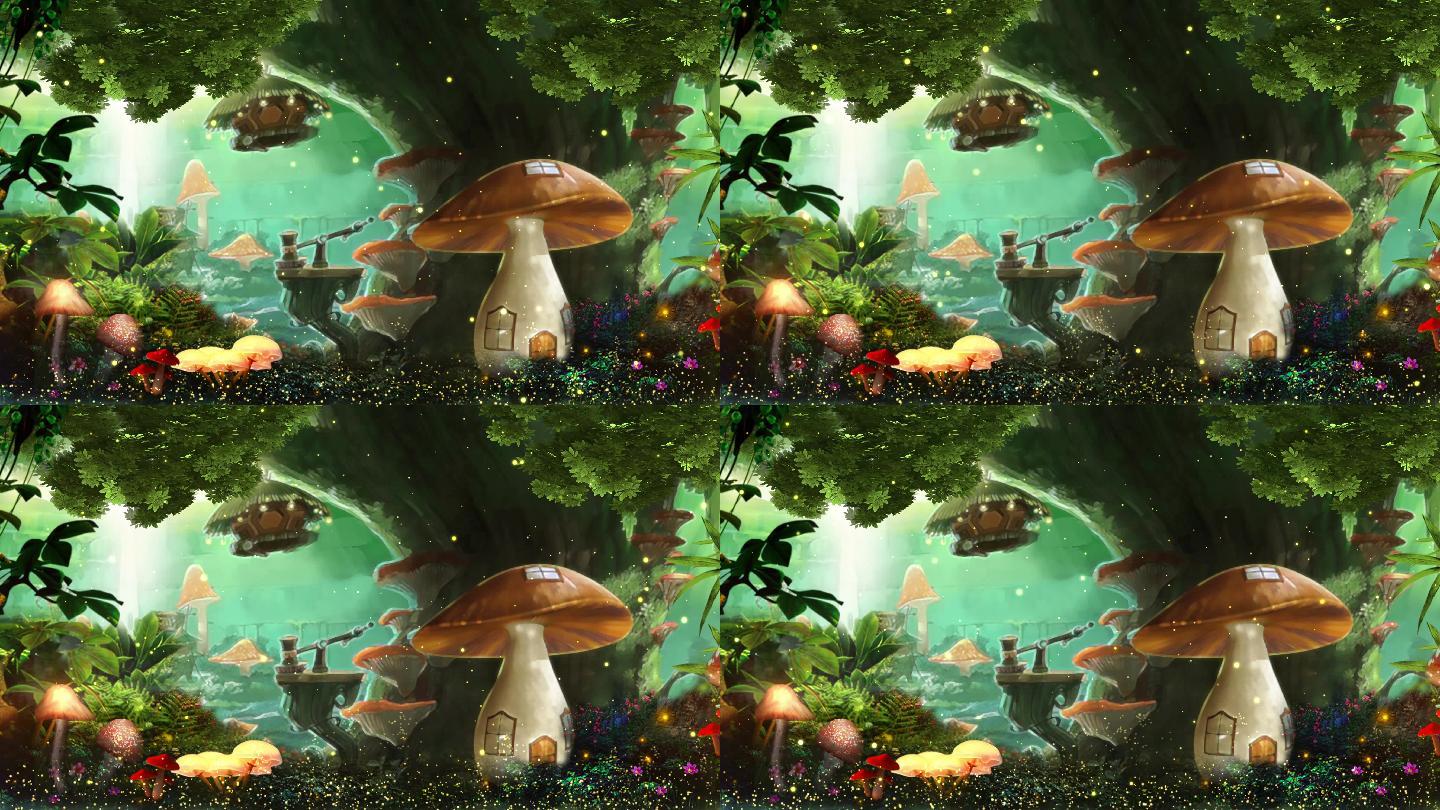 4K童话森林背景循环
