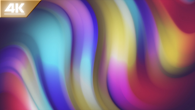 【4K】循环彩色颜料动态背景